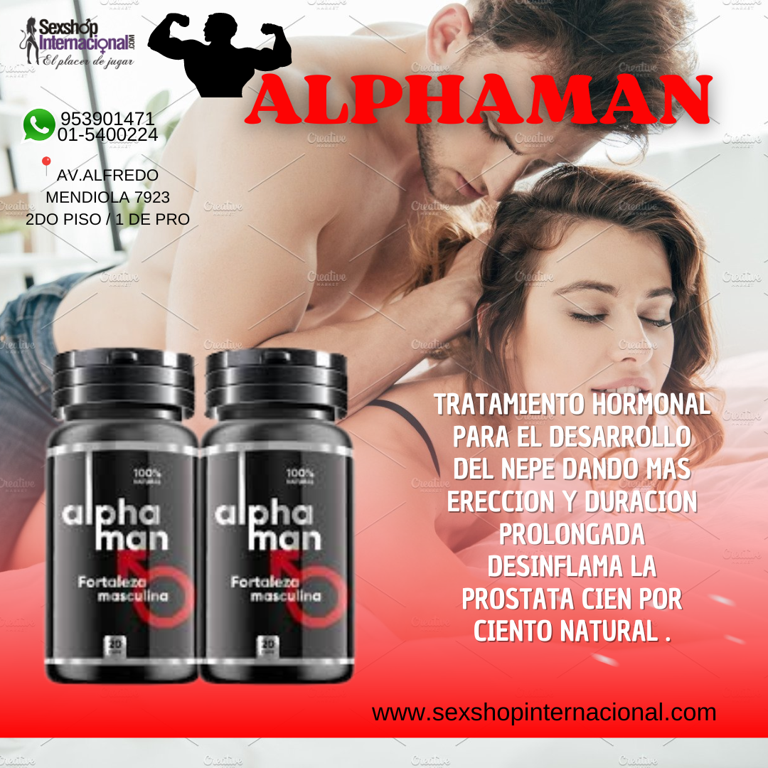 ALPHAMAN-POTENCIA SEXUAL-SEXSHOP LOS OLIVOS